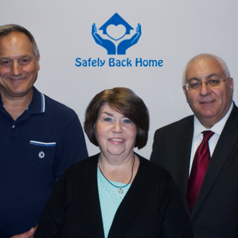 With BCB Bank sponsors of the Rutherford Access for All Event:  Jim Rizzo, BCB Bank Director; Kathleen Hansen, Rutherford Branch Manager